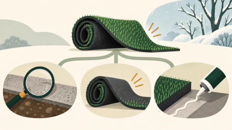 Support, souplesse du rouleau et conditions de collage à vérifier par temps froid