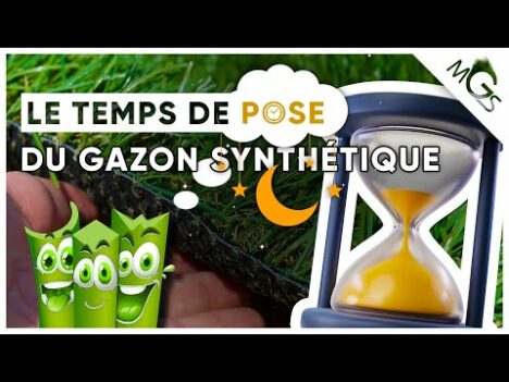 temps de pose gazon artificiel