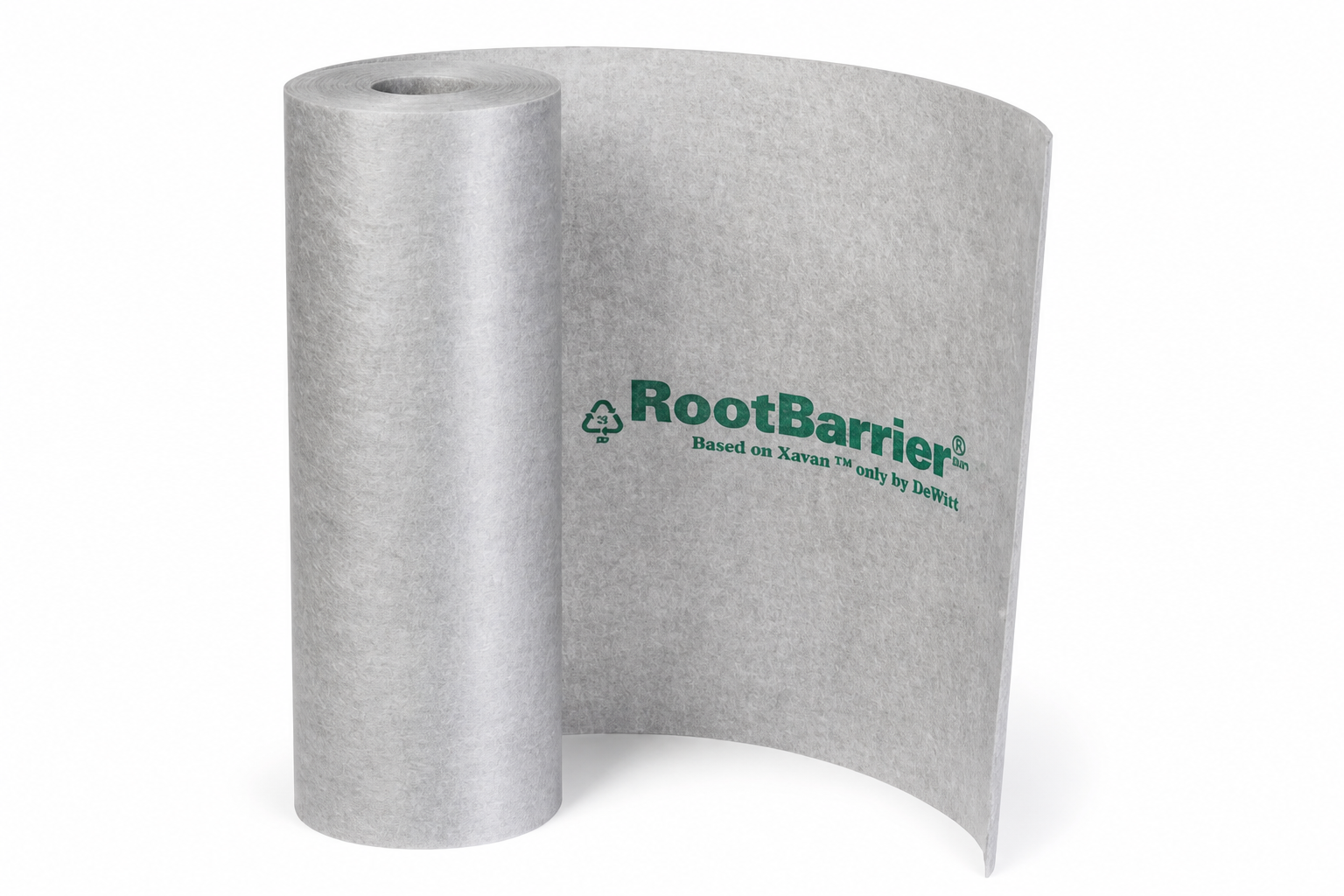 Rouleau de barrière anti-racines utilisé pour contenir les rhizomes